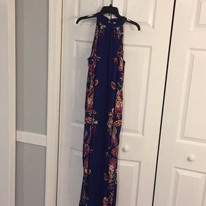 Floral Sleeveless Maxi Dress